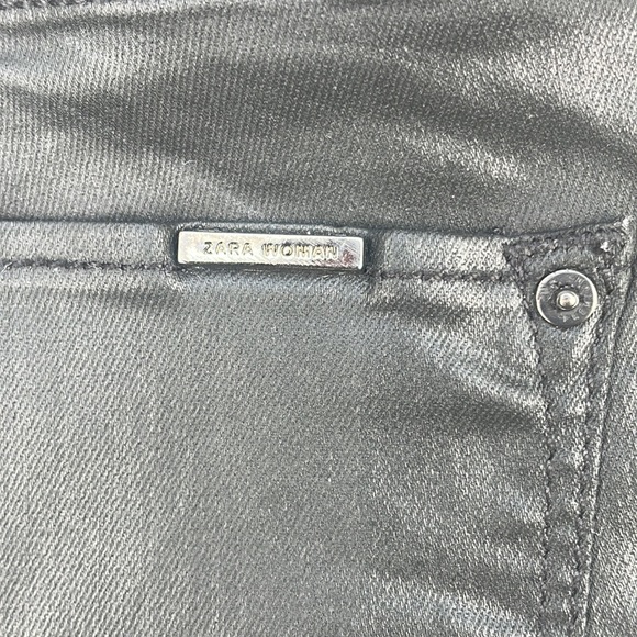 Zara Woman Faux Leather Pants - Picture 2 of 8